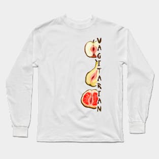 Vegitarian Vulvas Lover Long Sleeve T-Shirt